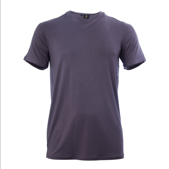 KING NEW YORK, V-NECK T-SHIRT, DARK GREY. - Picture 9 of 15